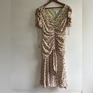 Gorgeous rouched C|meo Collective dress 6/M NWT